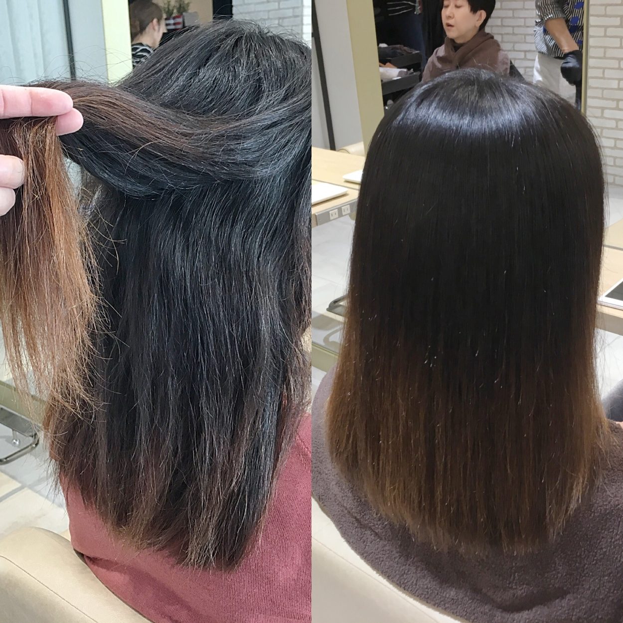 毛先のチリチリと根元のクセを直す髪質改善ストレートパーマ Masumi Kusumoto Official Site